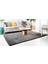 Solid Shaggy Makine Halısı 4371G Gri 150 cm x 230 cm Dikdörtgen 3