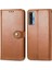 Tcl 20'ler Için Renkli Deri Toka Telefon Kasası Kahverengi (Yurt Dışından) 1