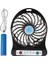 Şarjlı Mini Vantilatör Masa Üstü 3 Kademeli USB Mini Fan 3