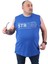 Erkek Büyük Beden T-Shirt Bis Yaka Strong Indigo 22127-2-STD 1