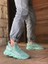 XON1350 Yüksek Taban Tarz Sneakers Cırt Detaylı Mint Yeşili Erkek Spor Ayakkabısı 3