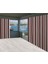 Balkon Perdesi Kahverengi Kalın Çizgili 750X250 1