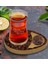 Kişiye Özel Retro Motif Tasarımlı Doğal Ahşap Tabaklı Heybeli Çay Bardağı Sunum Seti Model 13 1