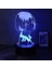 Renk Değiştiren 3D Dekoratif Şekilli LED Lamba - 12CM (Yurt Dışından) 4