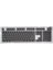 Mekanik Klavye Için 104 Tuş Enjeksiyon Kalıp Pbt Key Kapma Seti - Gri (Yurt Dışından) 1