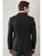 ALTINYILDIZ CLASSICS Erkek Siyah Comfort Fit Rahat Kesim Kırlangıç Yaka Casual Ceket 5