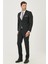 ALTINYILDIZ CLASSICS Erkek Siyah Ekstra Slim Fit Dar Kesim Siyah Spor Takım Elbise 4