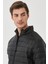Erkek Siyah Standart Fit Ultra Hafif Soğuk Geçirmez Casual Mont 3