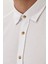 AC&Co / Altınyıldız Classics Erkek Beyaz Tailored Slim Fit Dar Kesim Düğmeli Yaka Oxford Gömlek