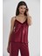 Saten 3lü Pijama Takımı 2040 1