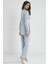 Kadın Penye Dantelli Pijama Takımı 1241 Mist 2