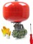 QB60 24 Lt Tank Santrifüj Otomatik Hidrofor Pompa Paket Hidrofor 0,5 Hp Set Scqbful 1