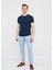Bd Beware Slim-Fit Bisiklet Yaka Tişört Lacivert 1