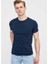 Bd Beware Slim-Fit Bisiklet Yaka Tişört Lacivert 3