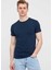 Bd Beware Slim-Fit Bisiklet Yaka Tişört Lacivert 5