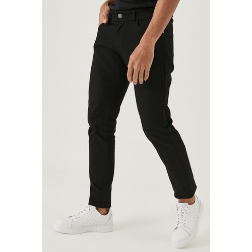 ALTINYILDIZ CLASSICS Erkek Siyah Comfort Fit Rahat Kesim Denim Jean Kot Pantolon