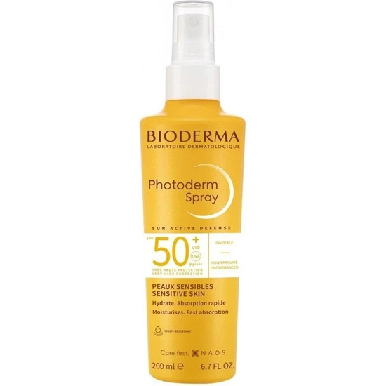 Bioderma Photoderm Spray SPF50+ Güneş Koruyucu Sprey 200 ml