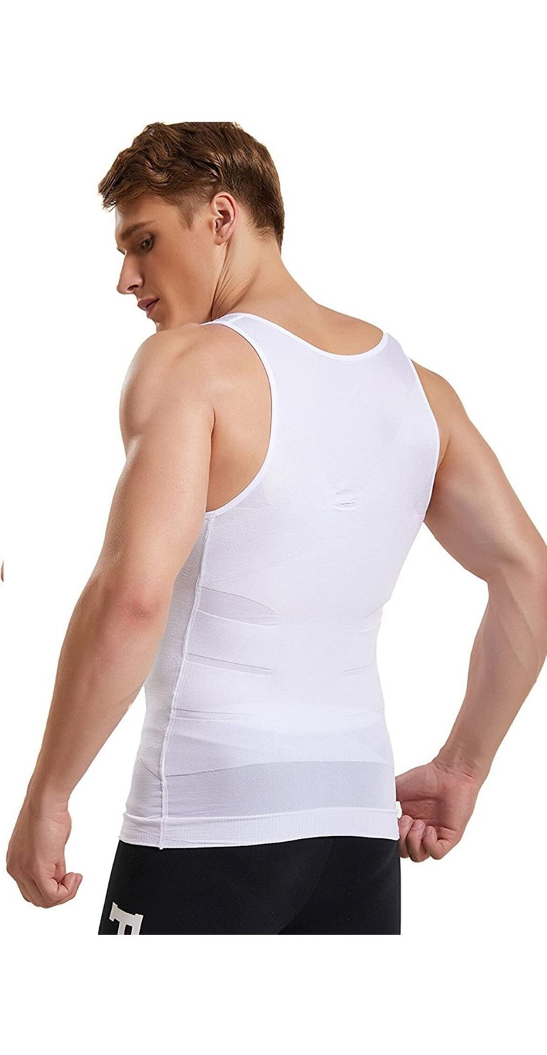 TangModa Erkek Korse Atlet Bel Korsesi Toparlayıcı 2 Li Set Inceltici Korse Atlet görsel 2