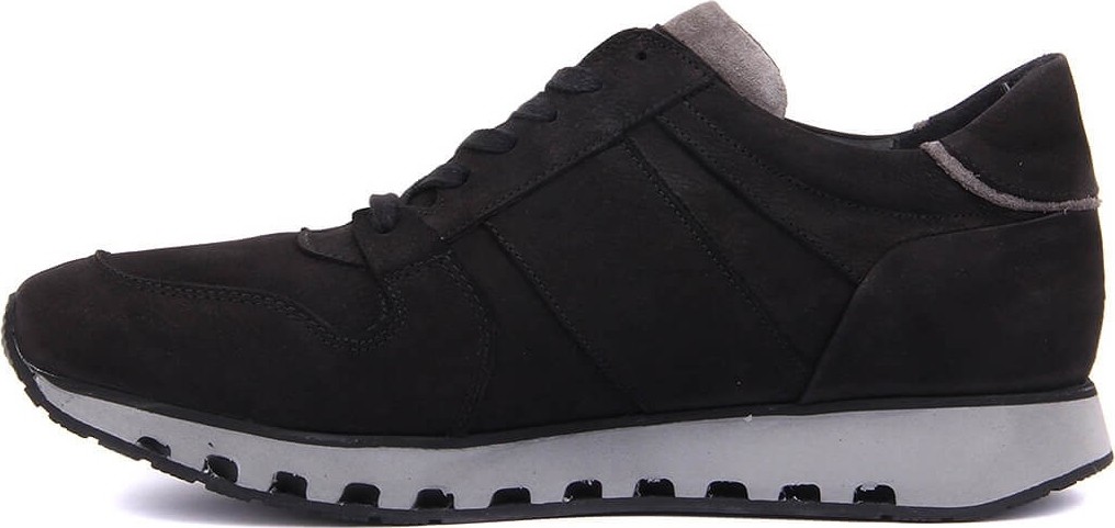 Sail Laker's - Siyah Nubuk Bağcıklı Erkek Günlük Ayakkabı 101-3535-6552E görsel 3