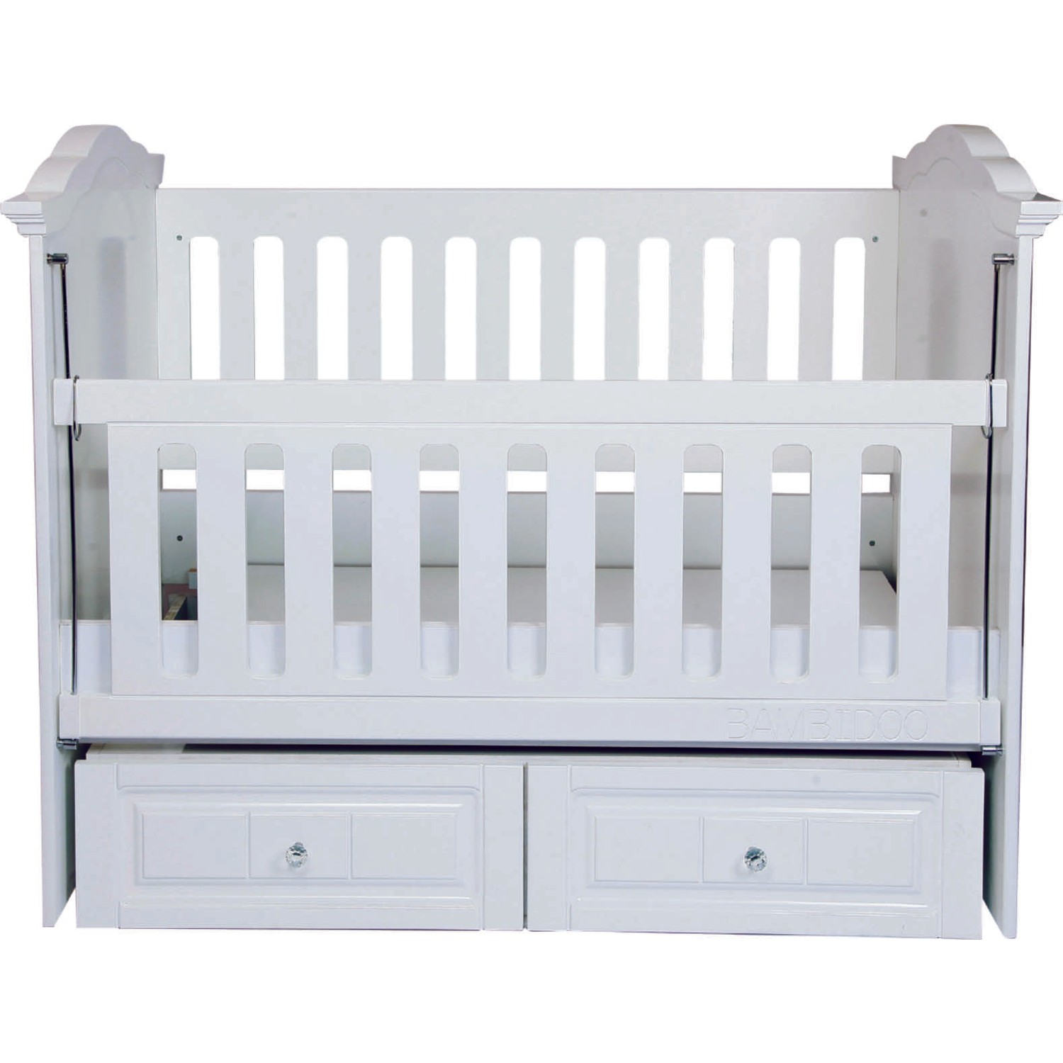 Heyner MDF 70 x 130 Çift Çekmeceli Bebek Mobilyası Karyola