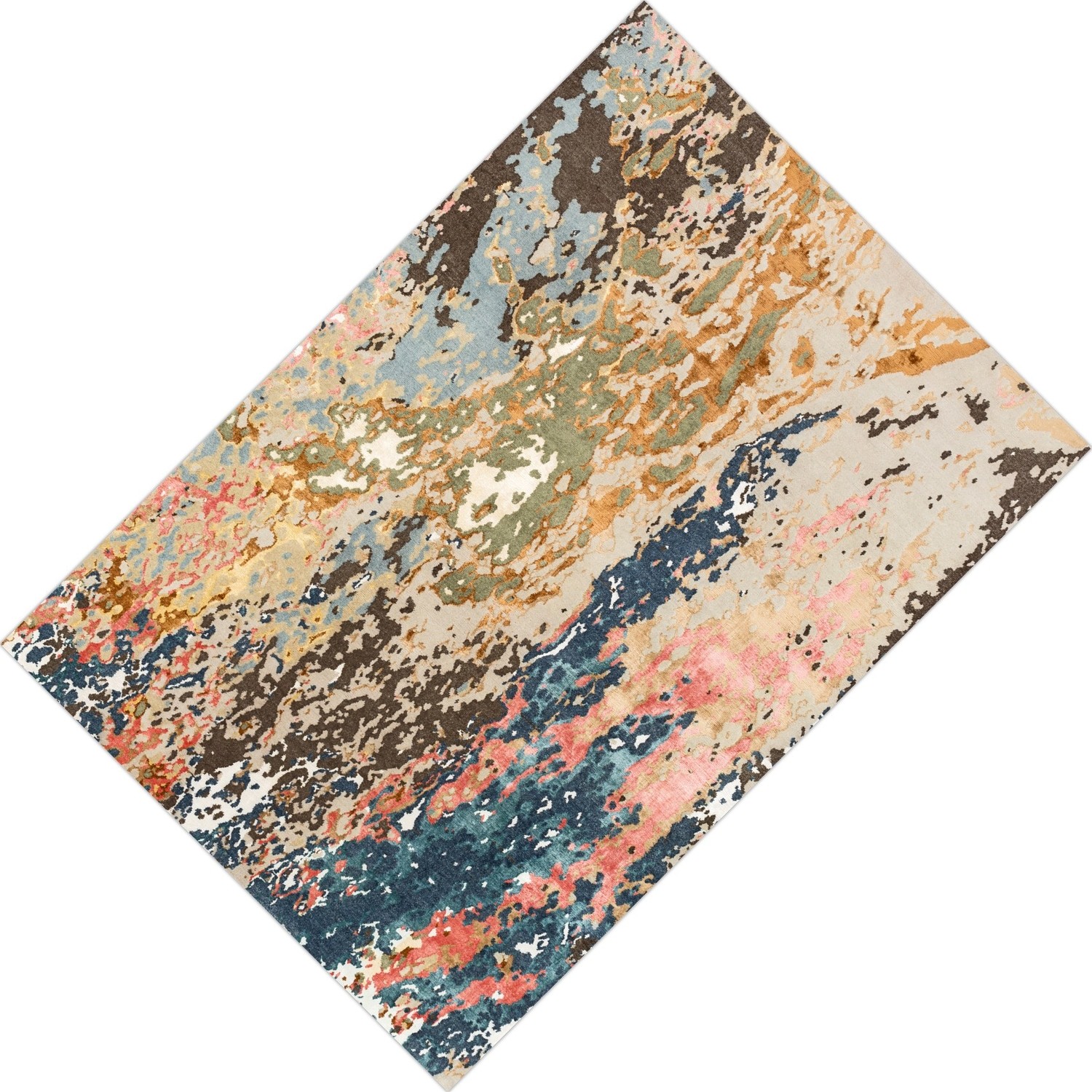 Cici Halı Alacalı Eskitme Desen Dekoratif Halı80x150 Fiyatı