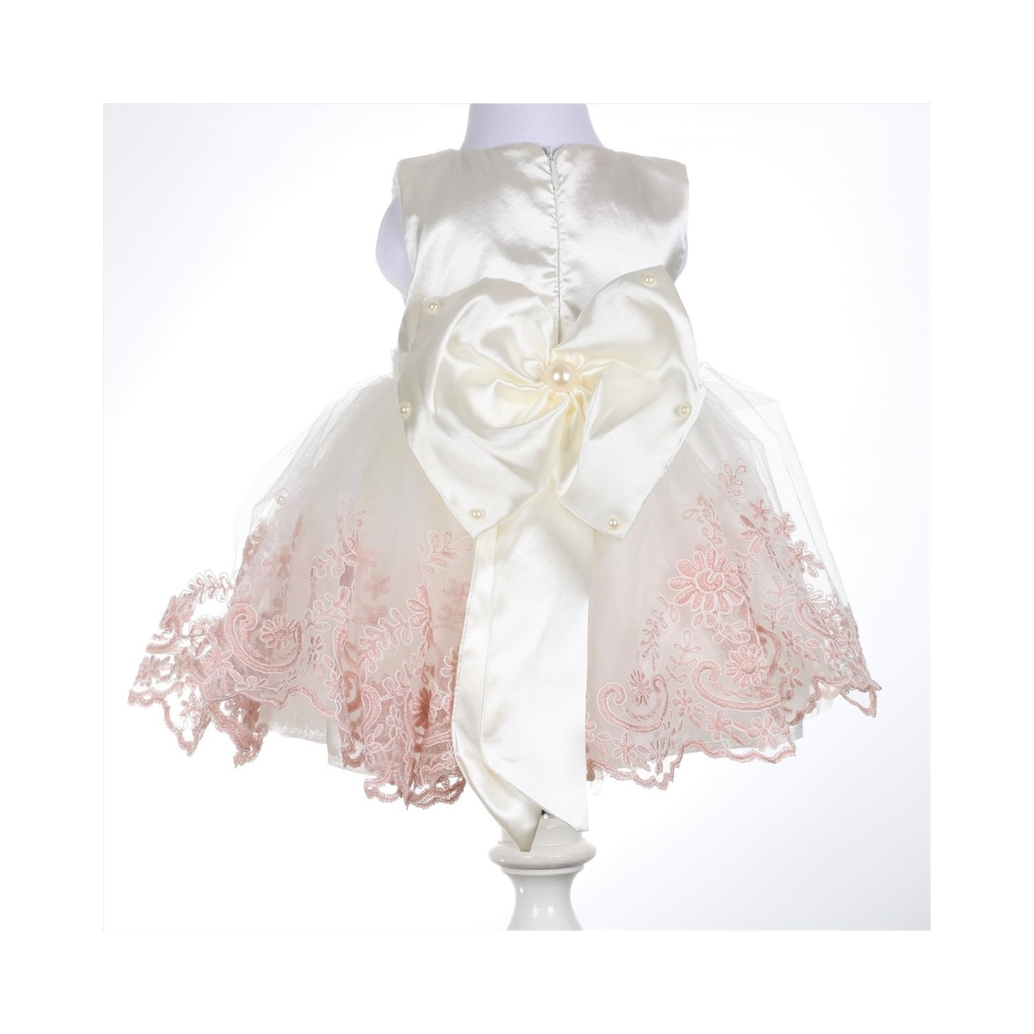 Bebeğime Cici Kız Bebek Pembe Güpürlü Mevlüt Elbisesi Fiyatı