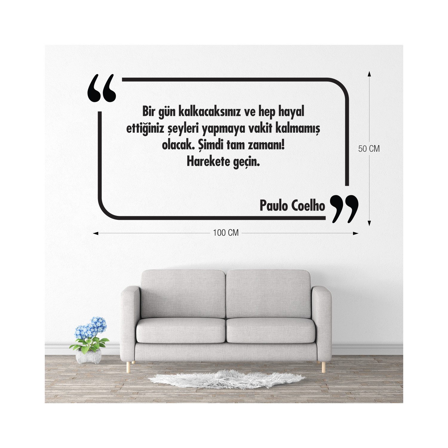 Tilki Dünyası Dekoratif Duvar Yazısı Sticker 002 Fiyatı