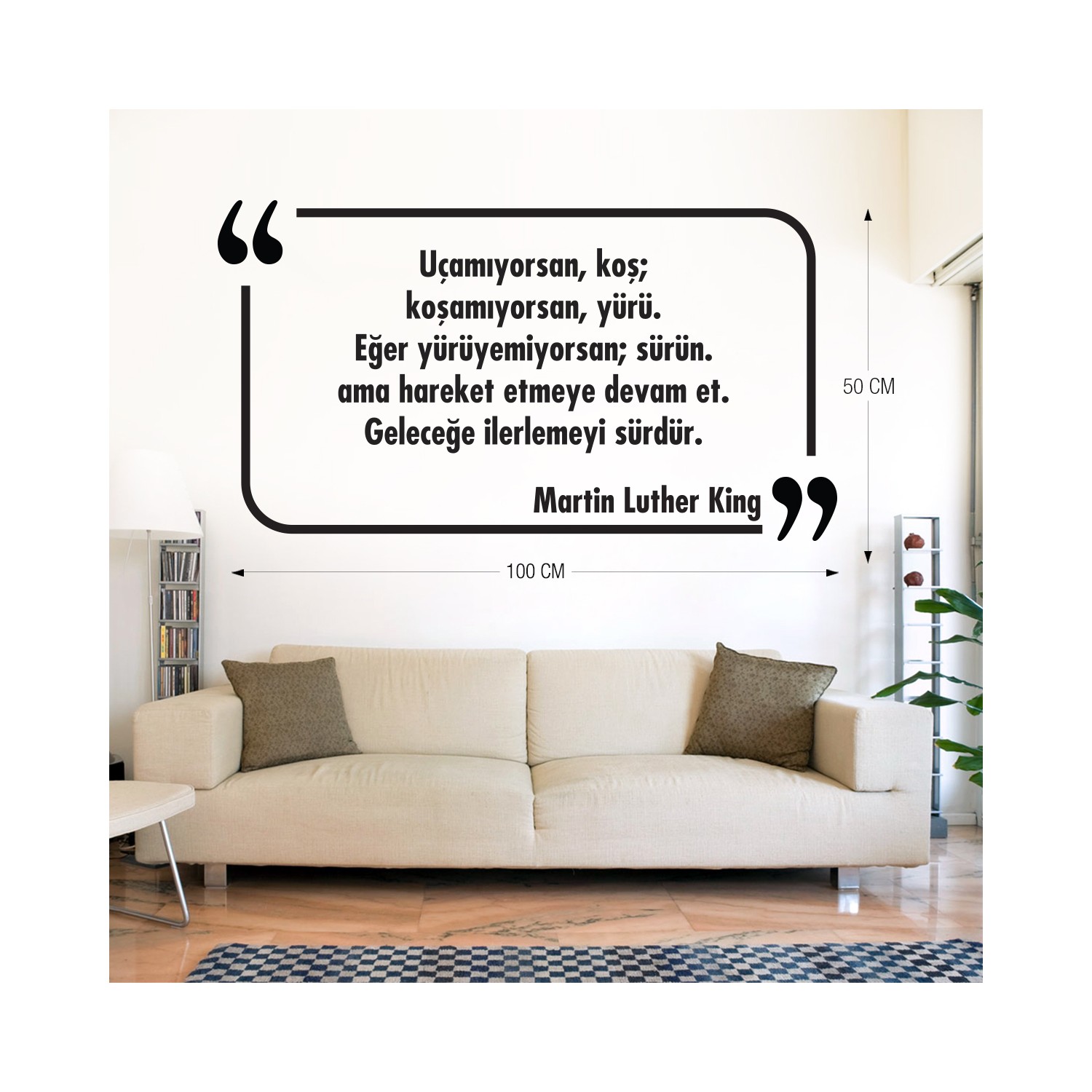 Tilki Dünyası Dekoratif Duvar Yazısı Sticker 018 Fiyatı