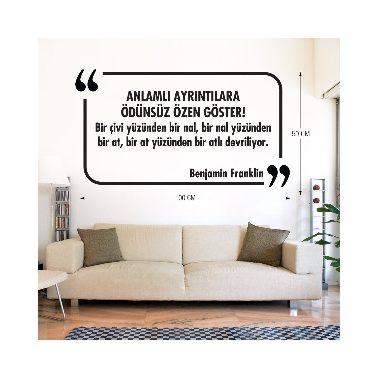 Tilki Dünyası Dekoratif Duvar Yazısı Sticker 027 Fiyatı
