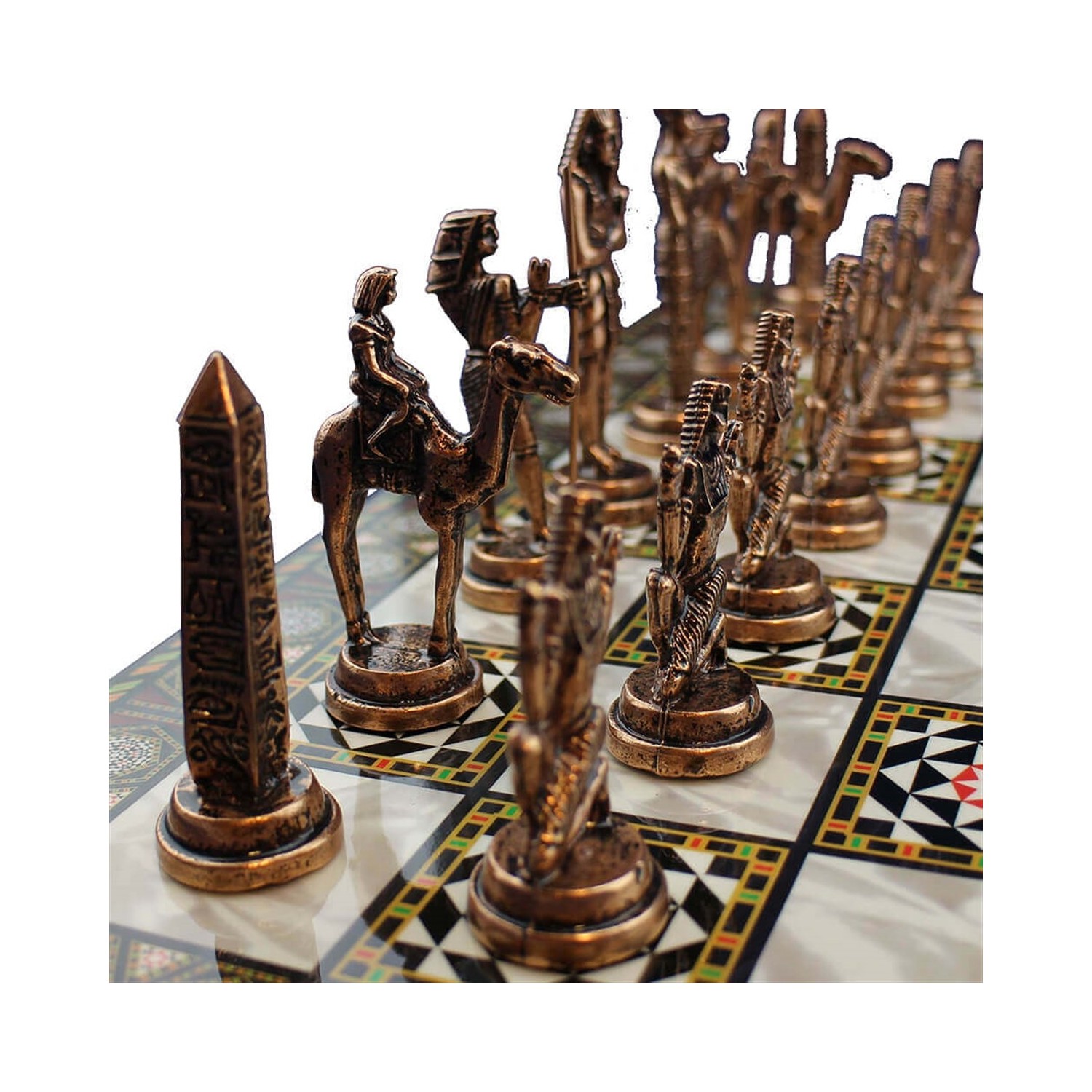 3m metal misir satranc takimi ve katlanir sedef tahtasi fiyati