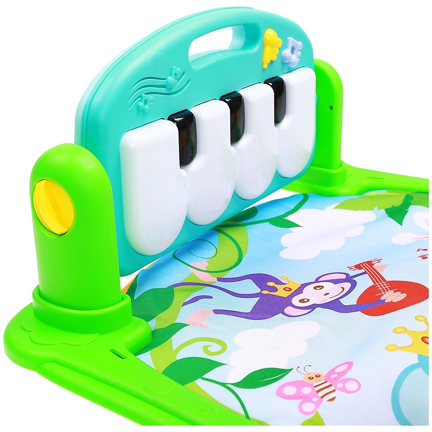 Huanger Müzikli Piyanolu Bebek Oyun Halısı Normal Boy Mavi