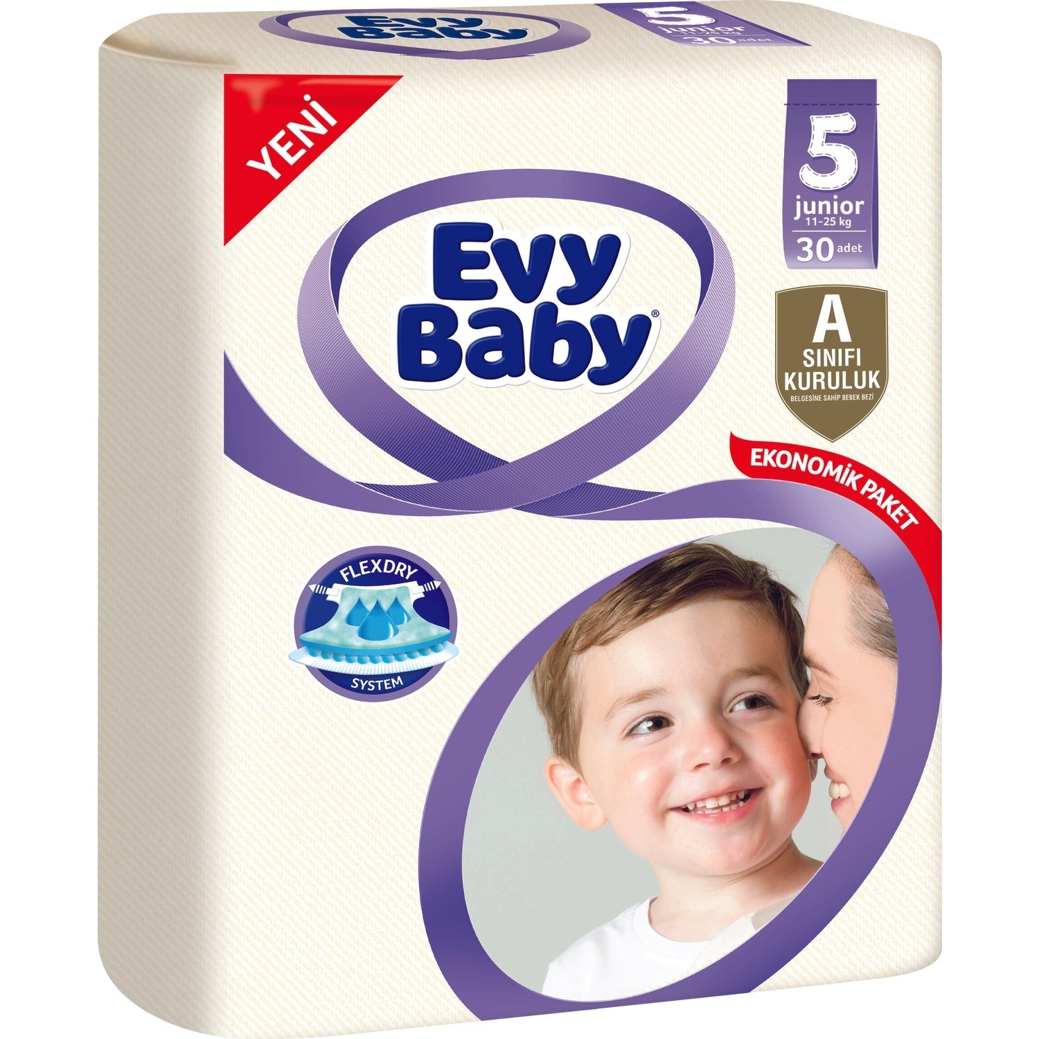 Evy Baby Bebek Bezi 5 Beden Junior Jumbo Paket 30 Adet Fiyatı