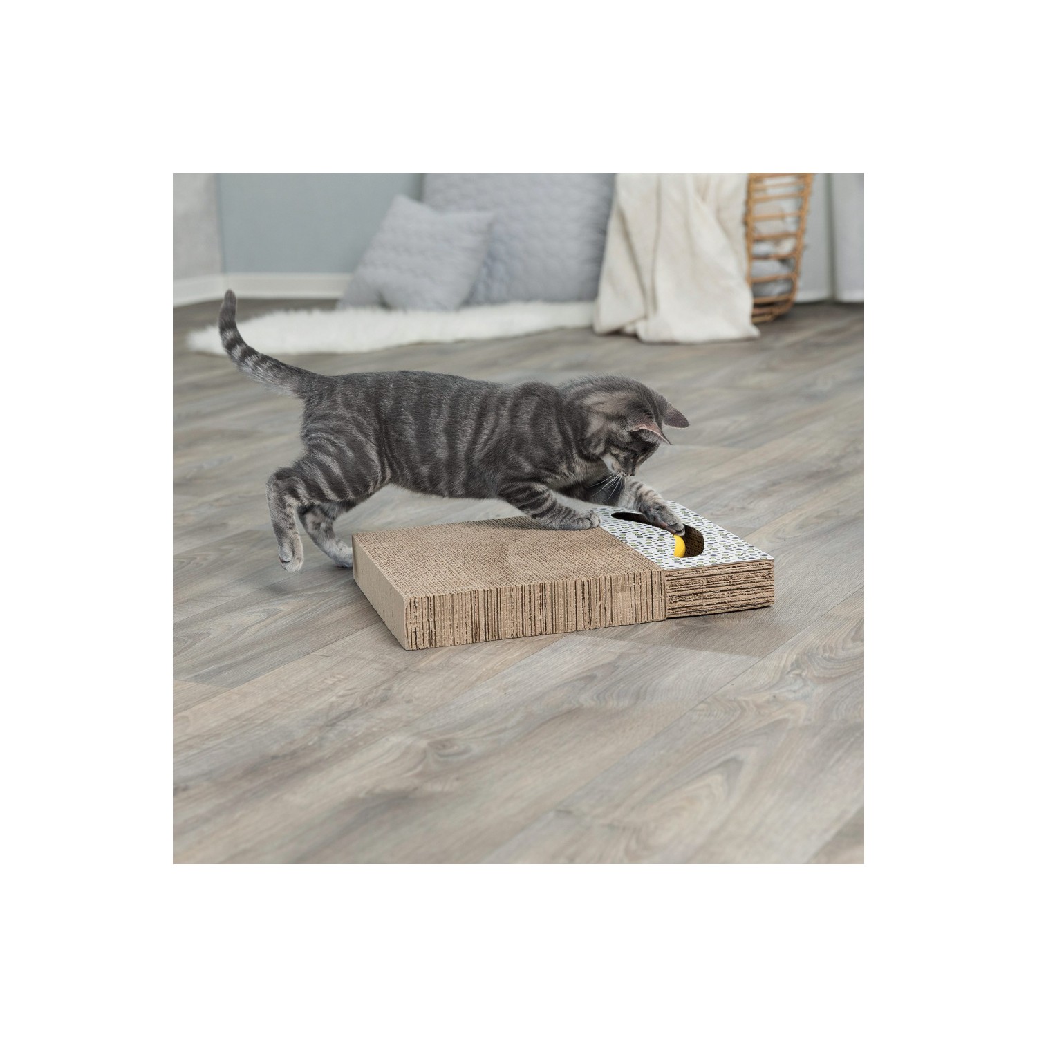 Trixie Kedi Tırmalaması, Oyuncaklı, 38X30 cm Beyaz Fiyatı