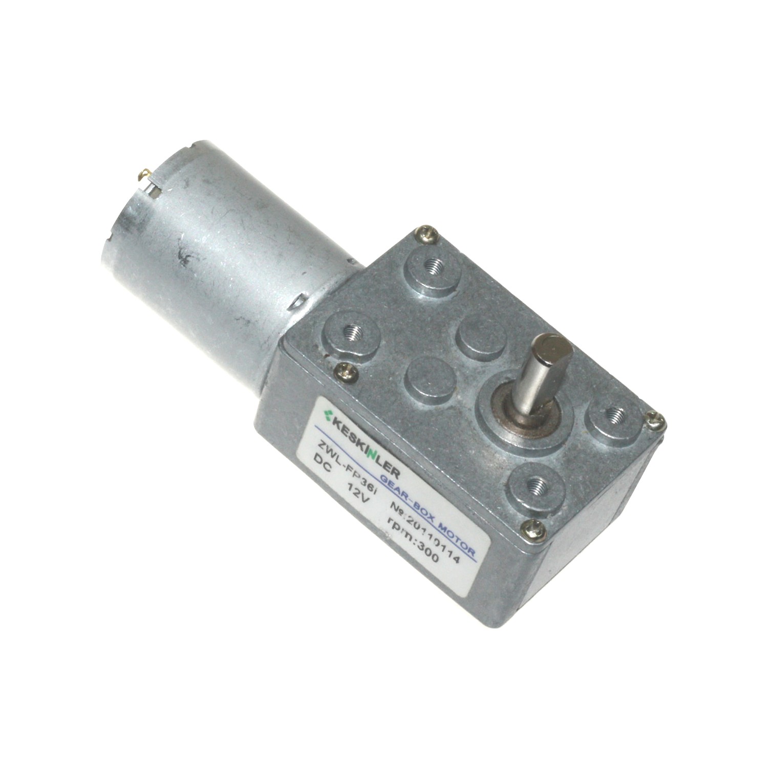 Keskinler 12V 300Rpm Redüktörlü L DC Motor Fiyatı