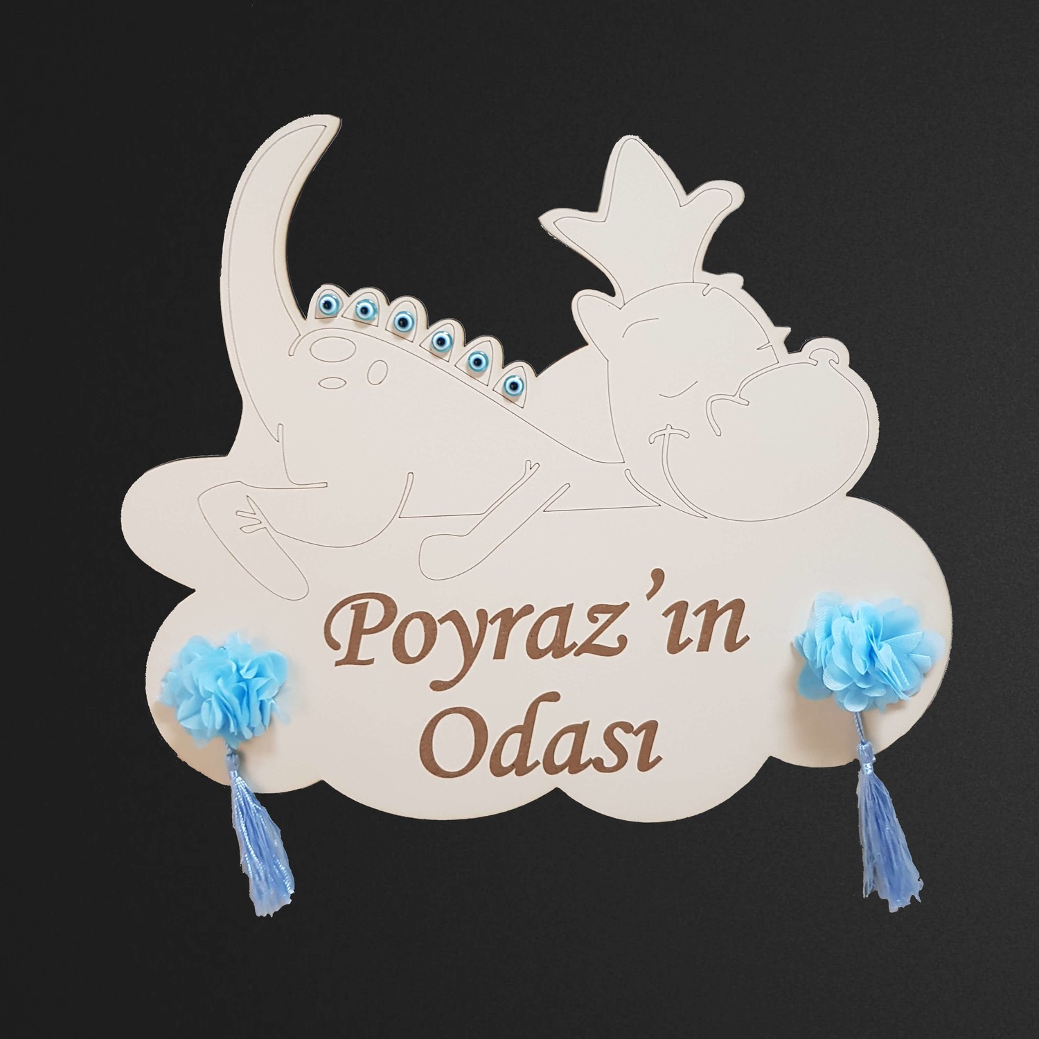 Olur O Zaman Kişiye Özel Erkek Çocuk Odası Dekoratif Ahşap