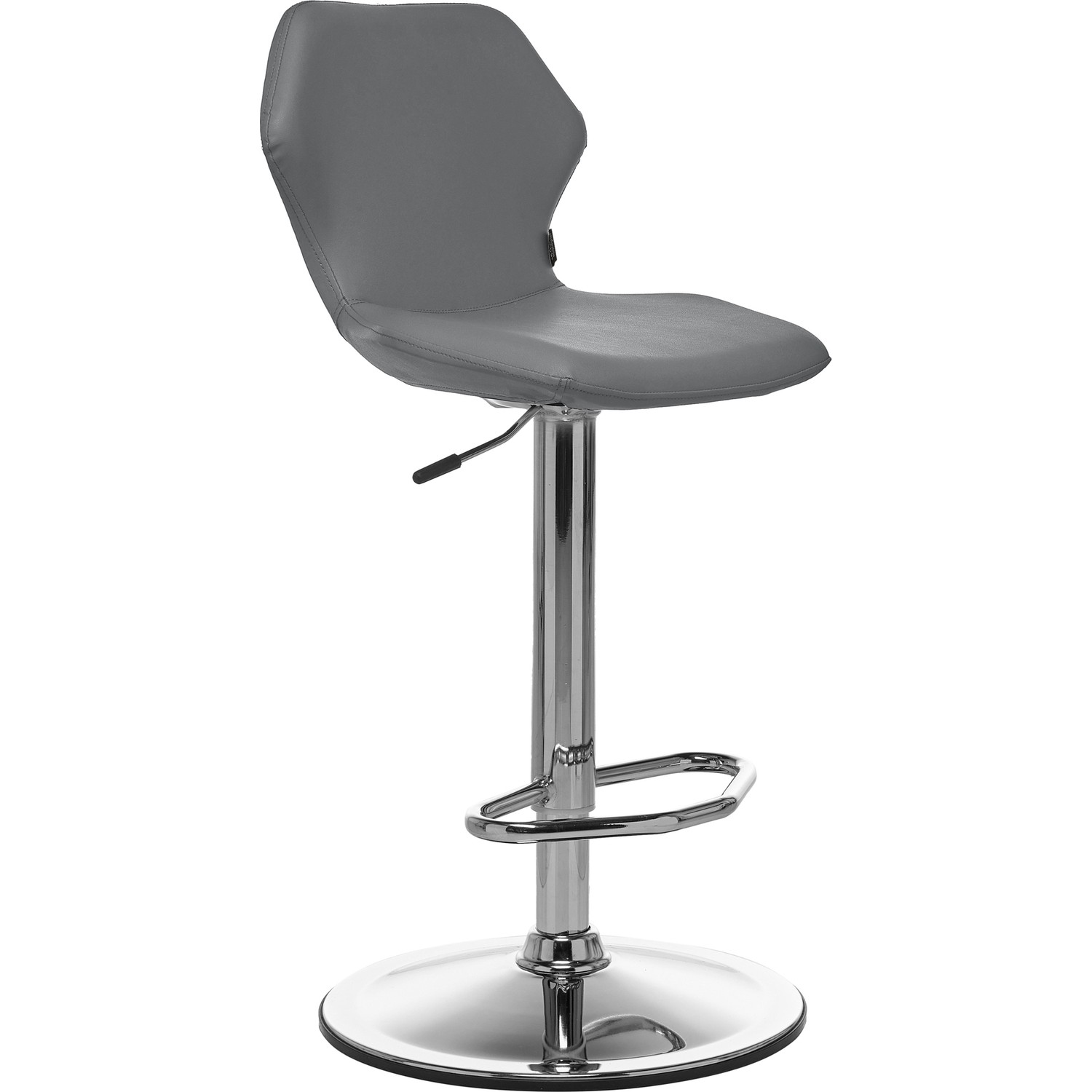 Seduna Kuga Bar Taburesi Gri Deri Bar Koltuğu Tabure Fiyatı