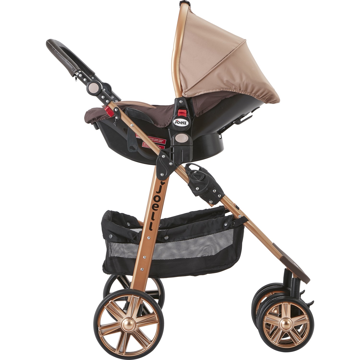 Joell Gold Modüler Sistem Bebek Arabası Kahverengi Fiyatı