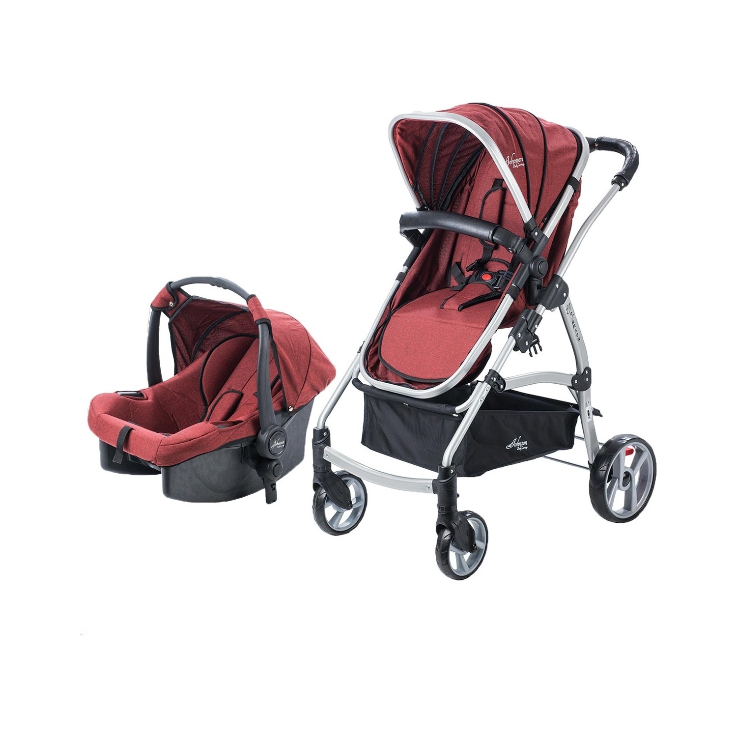 Johnson Tesla Travel Sistem Bebek Arabası Bordo Fiyatı