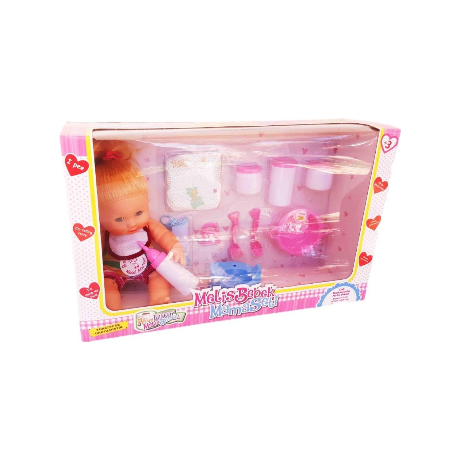 Erpa Türkçe Konuşan Altını Islatan Oyuncak Bebek Emzikli