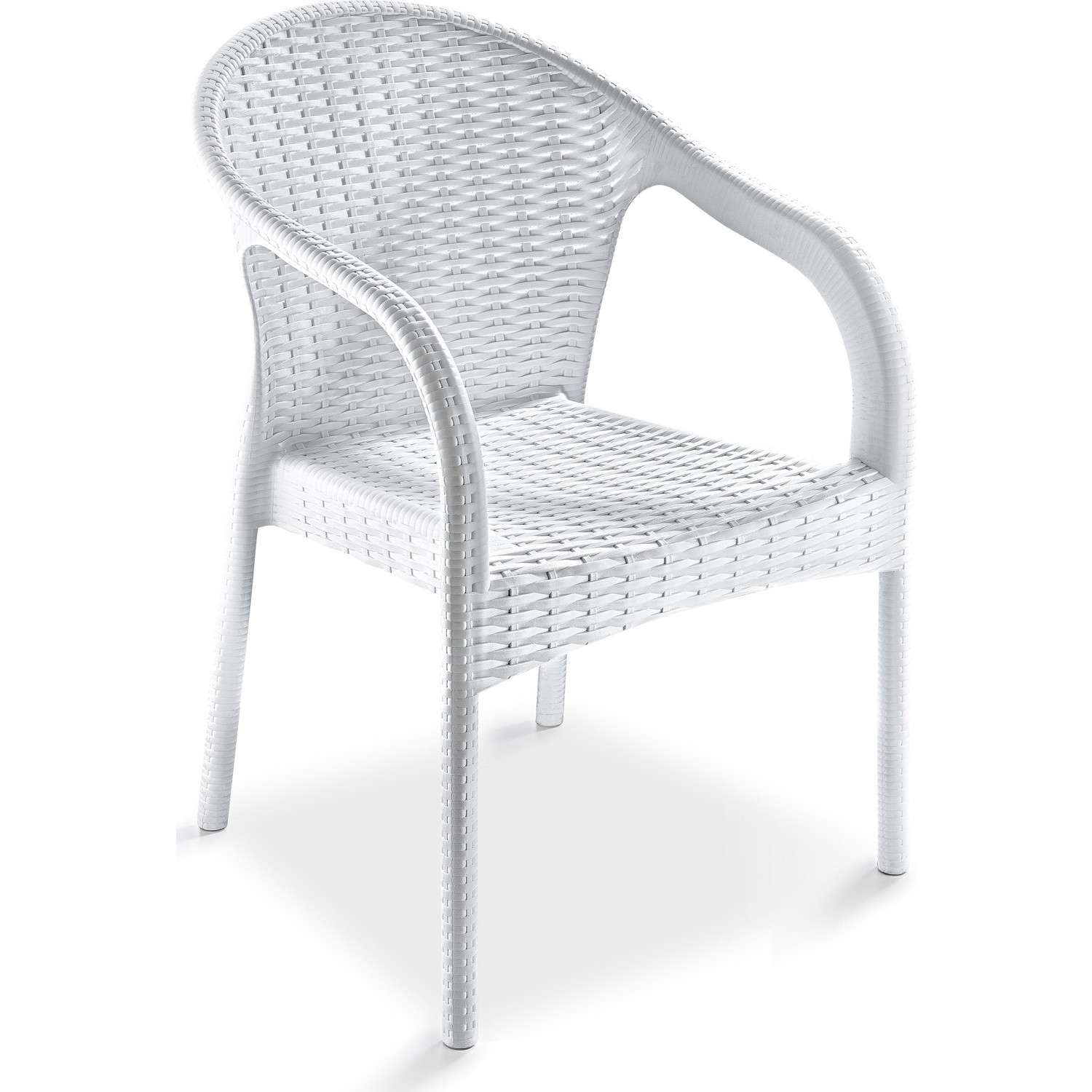 Holiday Ege Kollu Rattan Sandalye Beyaz H142 Fiyatı