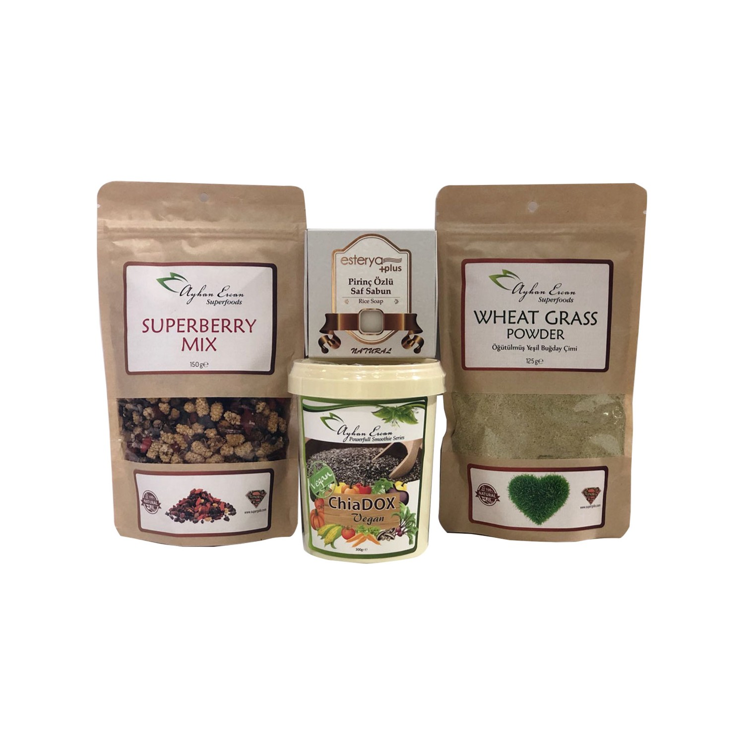Ayhan Ercan Chiadox Vegan, Süperberry Mix, Öğütülmüş Buğday Fiyatı