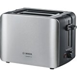 Bosch TAT6A913 Kompakt Ekmek Kızartma Makinesi Paslanmaz Çelik / Siyah