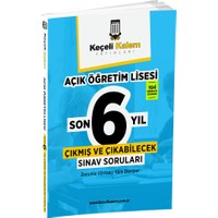 acik lise son 6 yil cikmis ve cikabilecek sinav sorulari kitabi