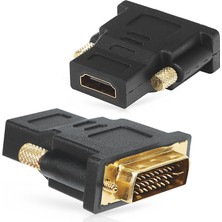 Dark HDMI - DVI-I (24+5 Pin) Dönüştürücü (HDMI dişi - DVI-I erkek)