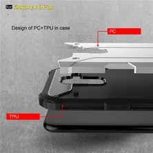 Microsonic Samsung Galaxy A6 Plus 2018 Kılıf Rugged Armor Mavi