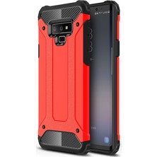 Microsonic Samsung Galaxy Note 9 Kılıf Rugged Armor Kırmızı