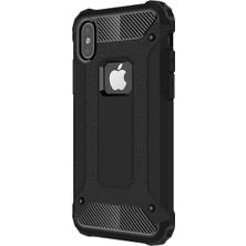 Microsonic Apple iPhone XS (5.8'') Kılıf Rugged Armor Siyah