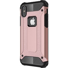 Microsonic Apple iPhone XS (5.8'') Kılıf Rugged Armor Rose Gold