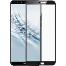 Microsonic Huawei Honor 9 Lite Tam Kaplayan Temperli Cam Ekran Koruyucu Film Siyah