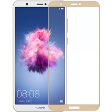 Microsonic Huawei P Smart Tam Kaplayan Temperli Cam Ekran Koruyucu Film Gold